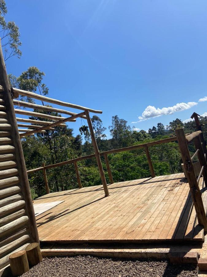 Cabana Rustica Logcabin Osorio Esterno foto